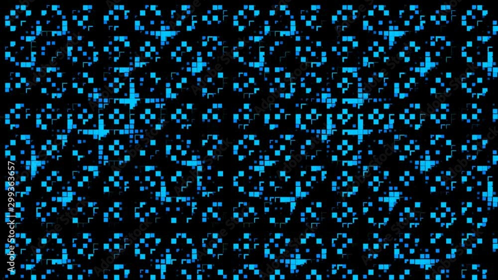 Matrix of Blue Grid With Subtle AI Generative Cellular Life Simulation Hacking Matrix of Blue Grid With Subtle AI Generative Cellular Life Simulation Hacking