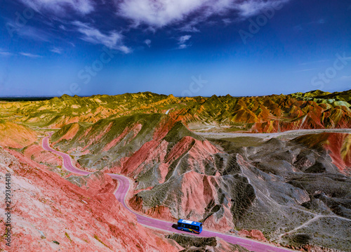 Zhangye Danxia Landform Geopark Gansu China photo