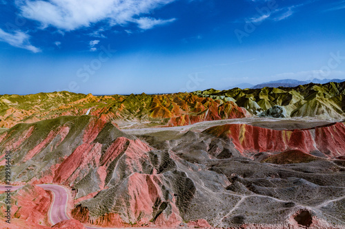 Photography Zhangye Danxia Landform Geopark Gansu China