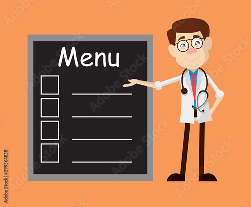 Physician Doctor - Presenting Menu List