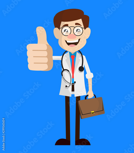 Physician Doctor - Showing a Thumb Up