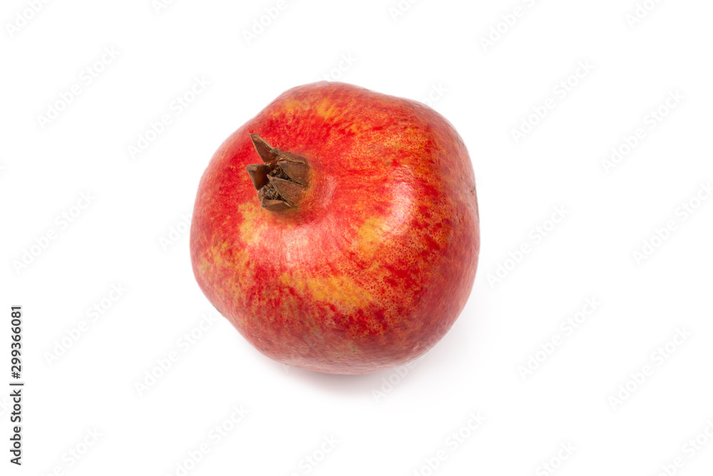 Sweet pomegranate isolated on white background. Sweet pomegranate isolated on white background.