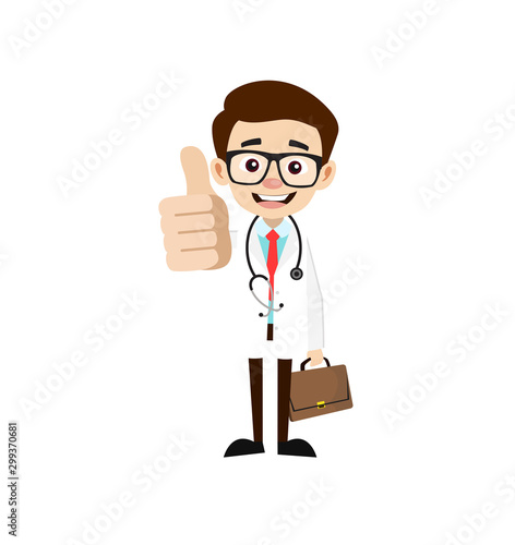 Professional Doctor - Showing a Thumb Up