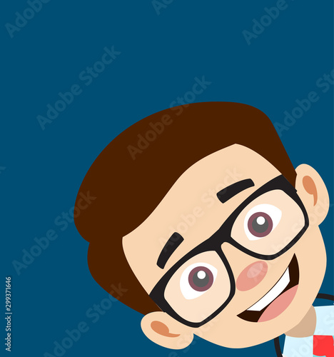 Professional Doctor - Empty Space with Head in Corner
