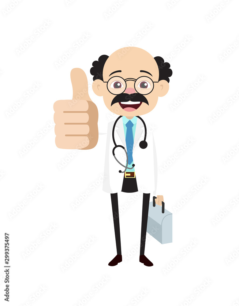 Psychiatrist - Showing a Thumb Up