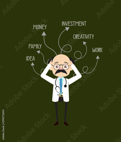 Psychiatrist - With Various Thoughts