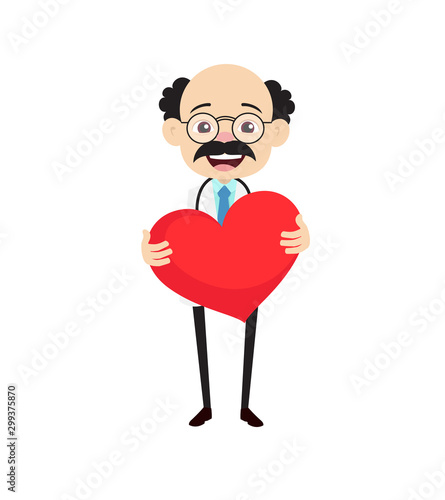 Psychiatrist - Standing with a Heart