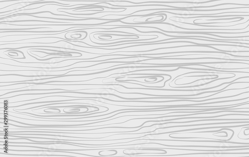 White horizontal wooden cutting, chopping board, table or floor surface. Wood texture. Vector illustration