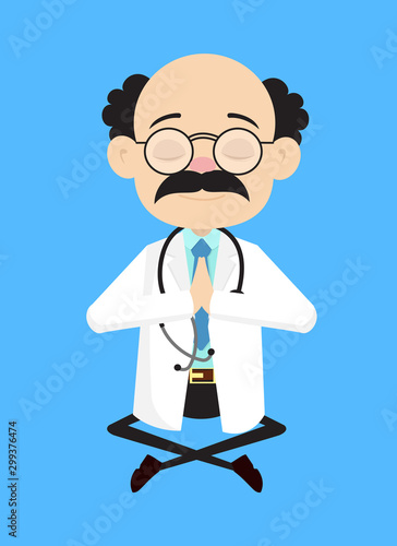 Psychiatrist - Sitting and Praying