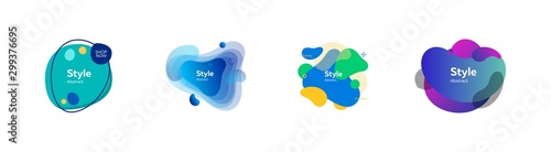 Set of modern abstract dynamical shapes