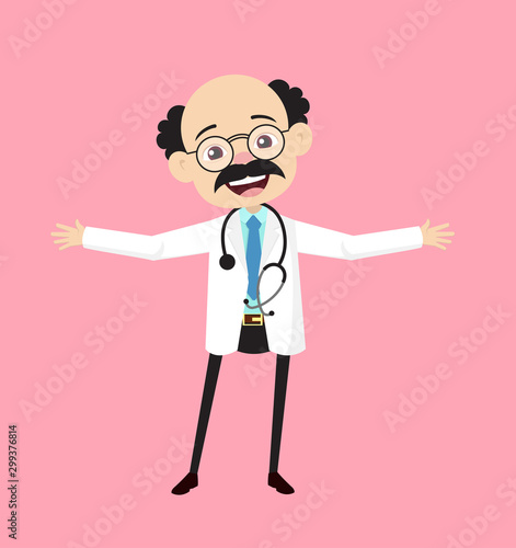 Psychiatrist - In Cheerful Pose