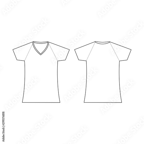 Camiseta deportiva mujer photo