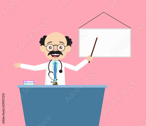 Psychiatrist - Presenting on White Board
