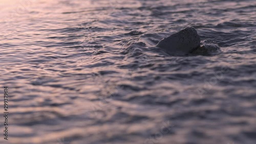 enjoy a peaceful evening with a beautiful sunset on the beach