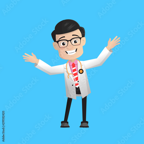 Surgeon - In Cheerful Pose