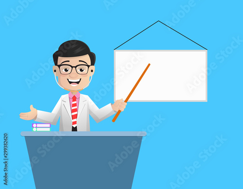 Surgeon - Presenting on White Board