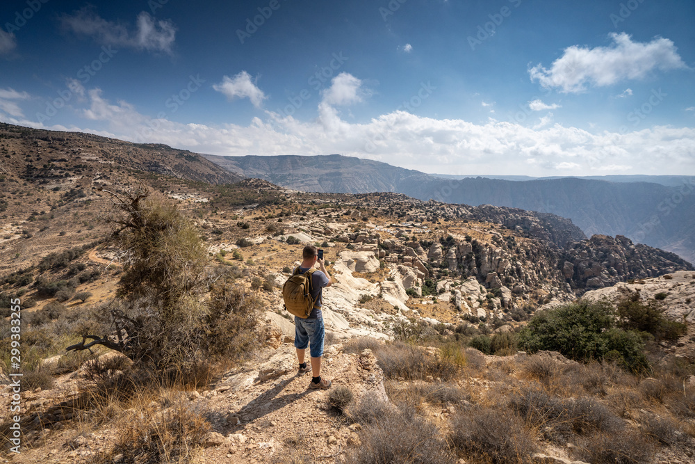 National park Dana, Jordan - obrazy, fototapety, plakaty 
