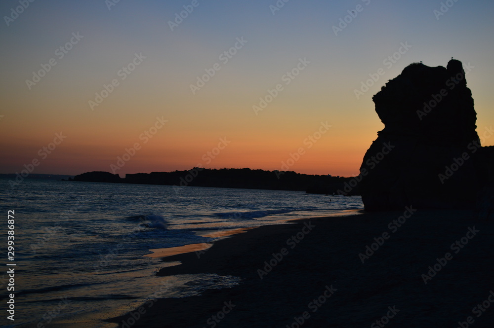 sunset on the beach sunset on the beach