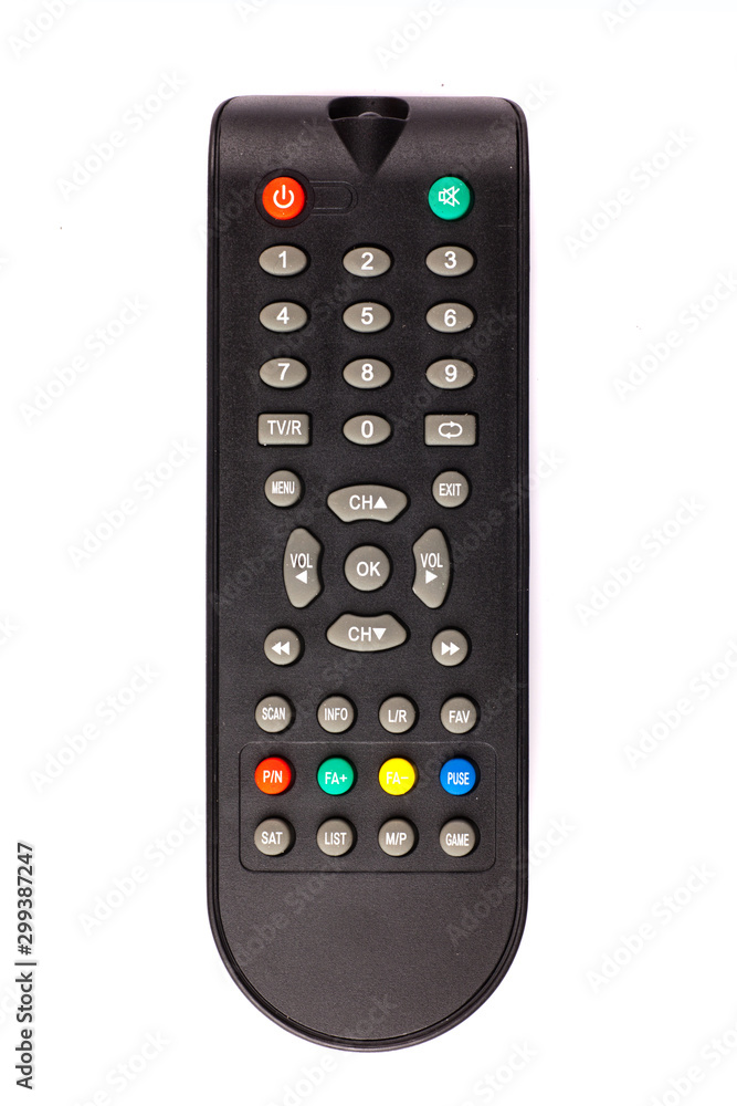 unnamed tv remote control on white background unnamed tv remote control on white background