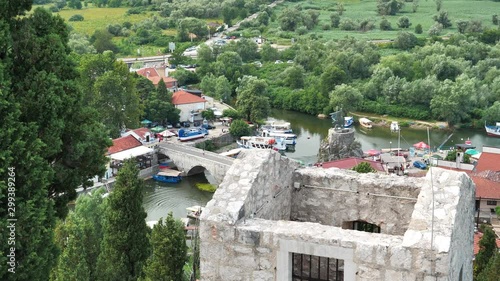 Old Besac Fortress in Virpazar village, Montenegro, Europe photo