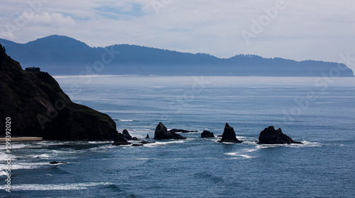 Pacific Ocean sea rocks