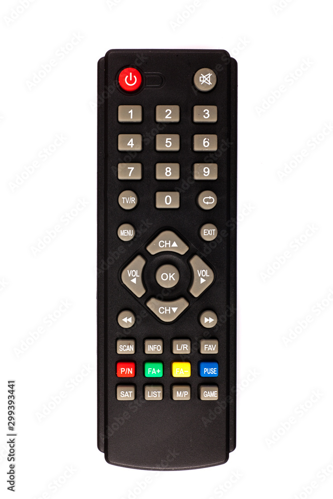 unnamed tv remote control on white background unnamed tv remote control on white background