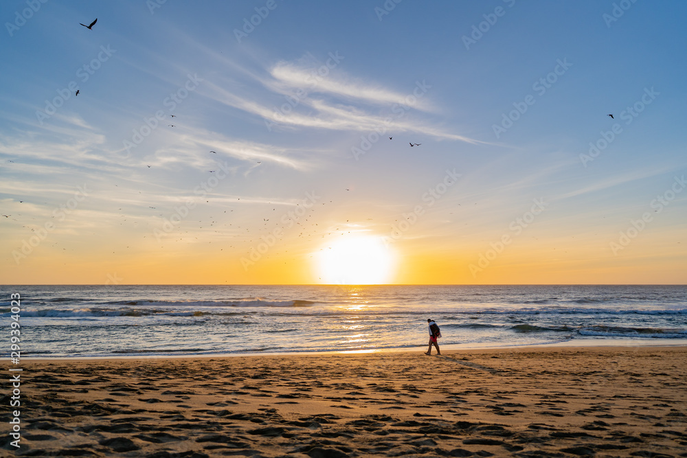 Sunset on Quintay Beach