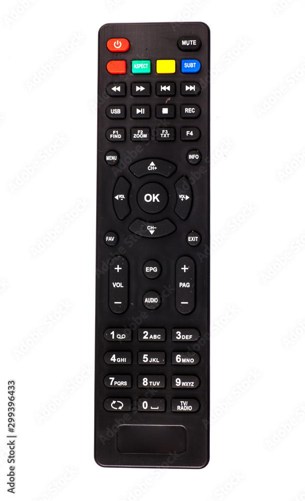 unnamed tv remote control on white background unnamed tv remote control on white background