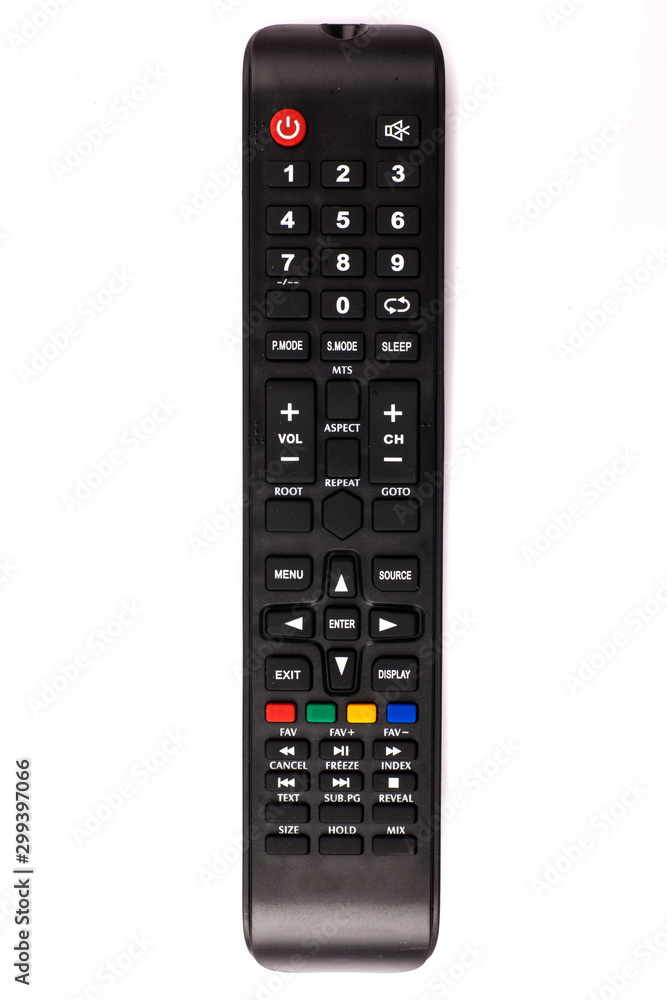 unnamed tv remote control on white background unnamed tv remote control on white background