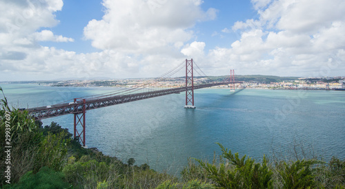 Stunning pictures of the Ponte 25 de Abril bridge - Over 2km-long, this striking Golden Gate-style bridge links Lisbon with Almada in Portugal. 