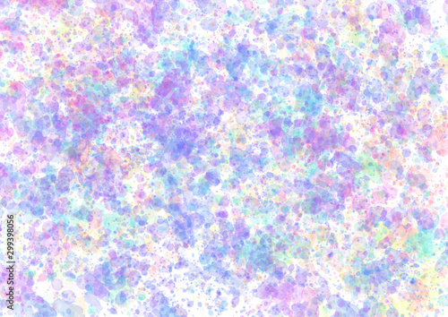 purple and blue watercolor splashes bright abstract background