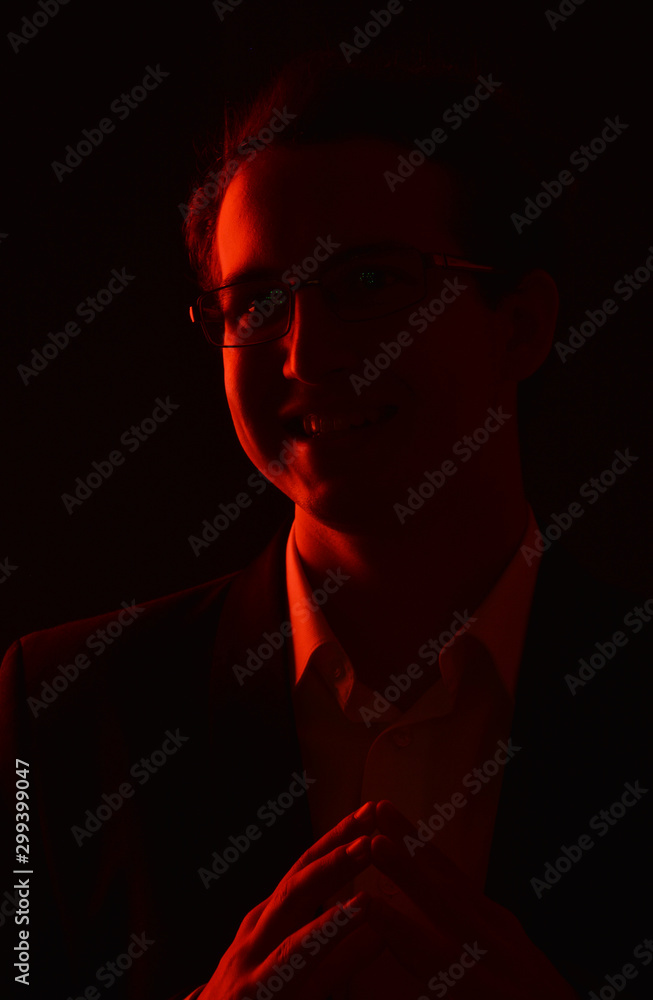 Fototapeta premium young man studio portrait