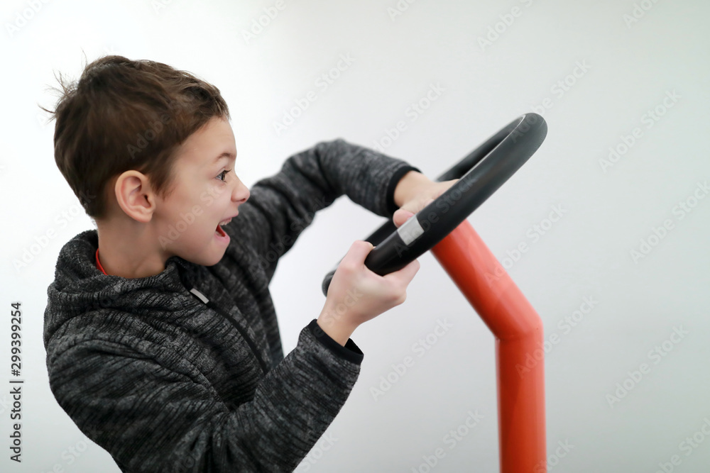 Child driving car simulator Child driving car simulator