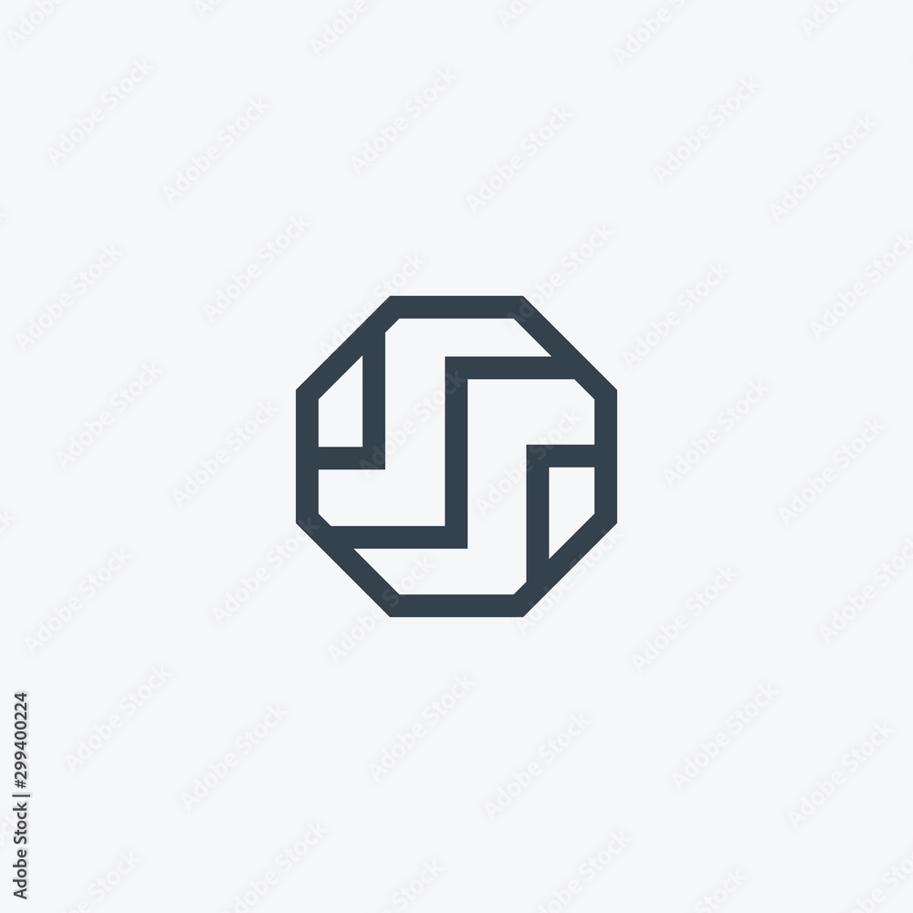 Letter S logo icon design template elements. Letter S logo icon design template elements.
