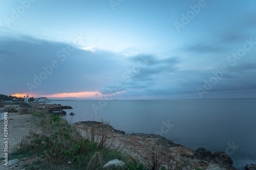 Sunset Denia coast Alicante province Spain © ANADEL