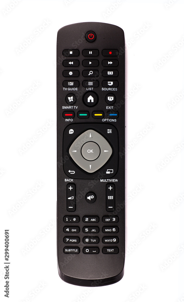 unnamed tv remote control on white background unnamed tv remote control on white background