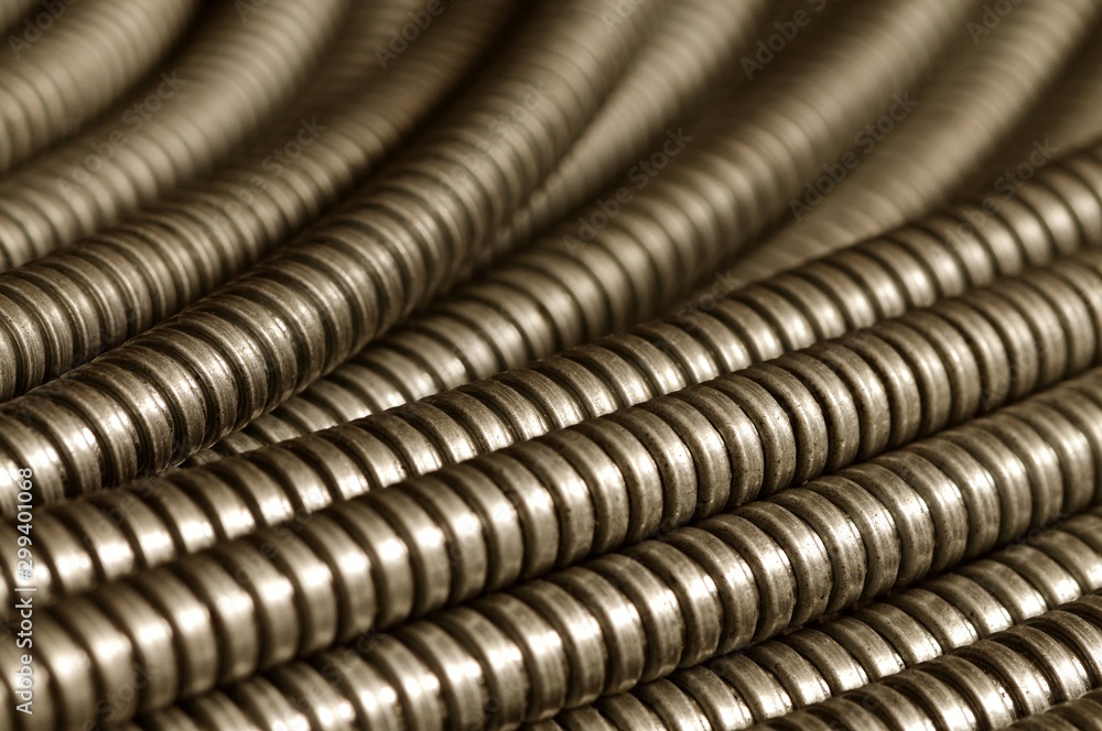 Huge bunch of metal flexible protective shield Huge bunch of metal flexible protective shield
