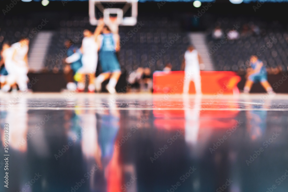 blurred background of basketball players on court during game - very shallow depht of field blurred background of basketball players on court during game - very shallow depht of field