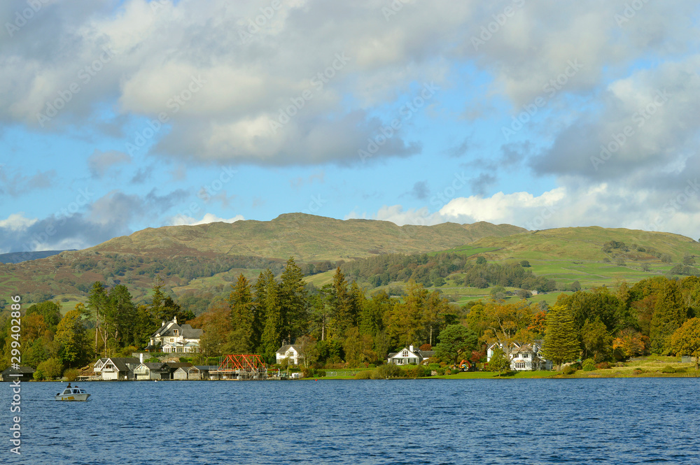 Lake Windermere houses in Cumbria