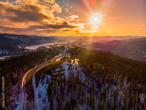 Yukon Wilderness Sunset