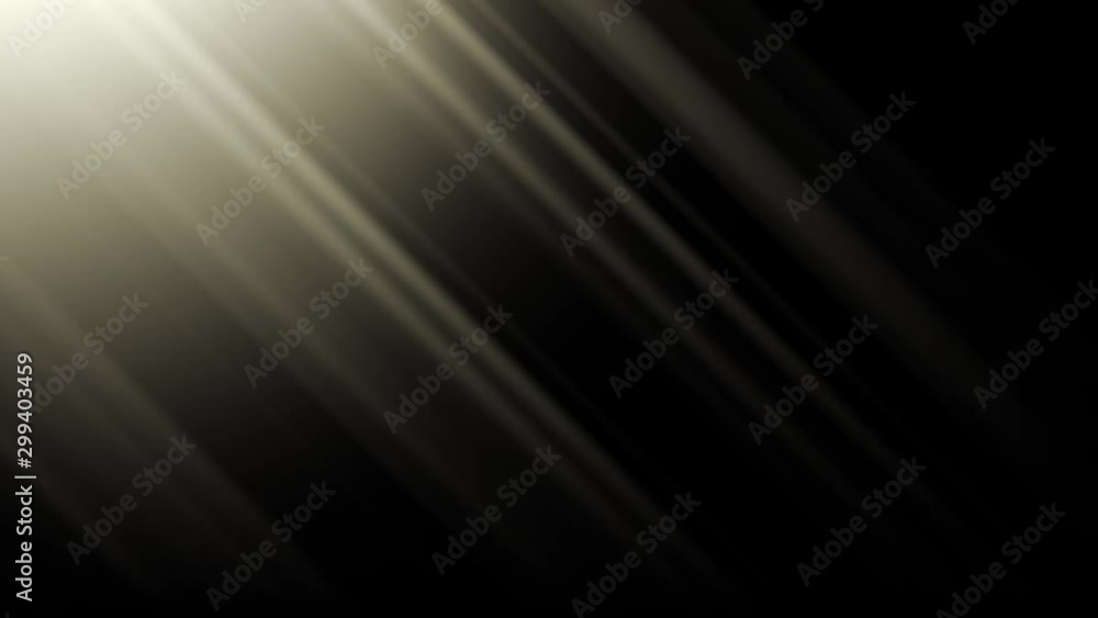 Set of 3 Sharp Parallel Sun Light Rays Overlays. Loop ready clips for placement over existing footage to add volumetric light beams.