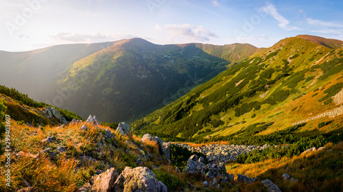 Sunset in Low Tatras National Park, Slovakia