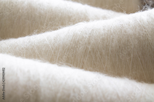natural wool bobbin yarn