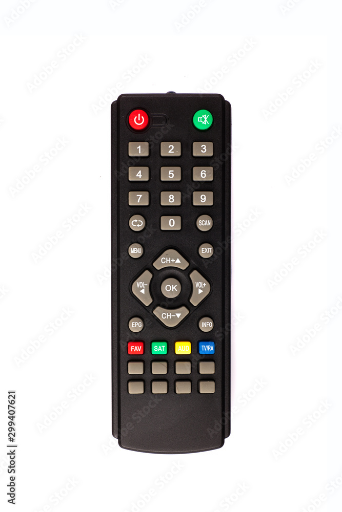 unnamed tv remote control on white background unnamed tv remote control on white background