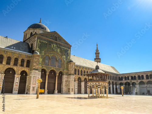 Umayyad Mosque yard in Damascus (Syrian Arab Republic) 09/08/2018 photo