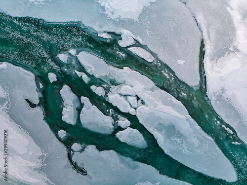 Icy Yukon River Overflow