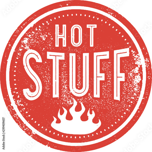 Hot Stuff Spicy Food Stamp