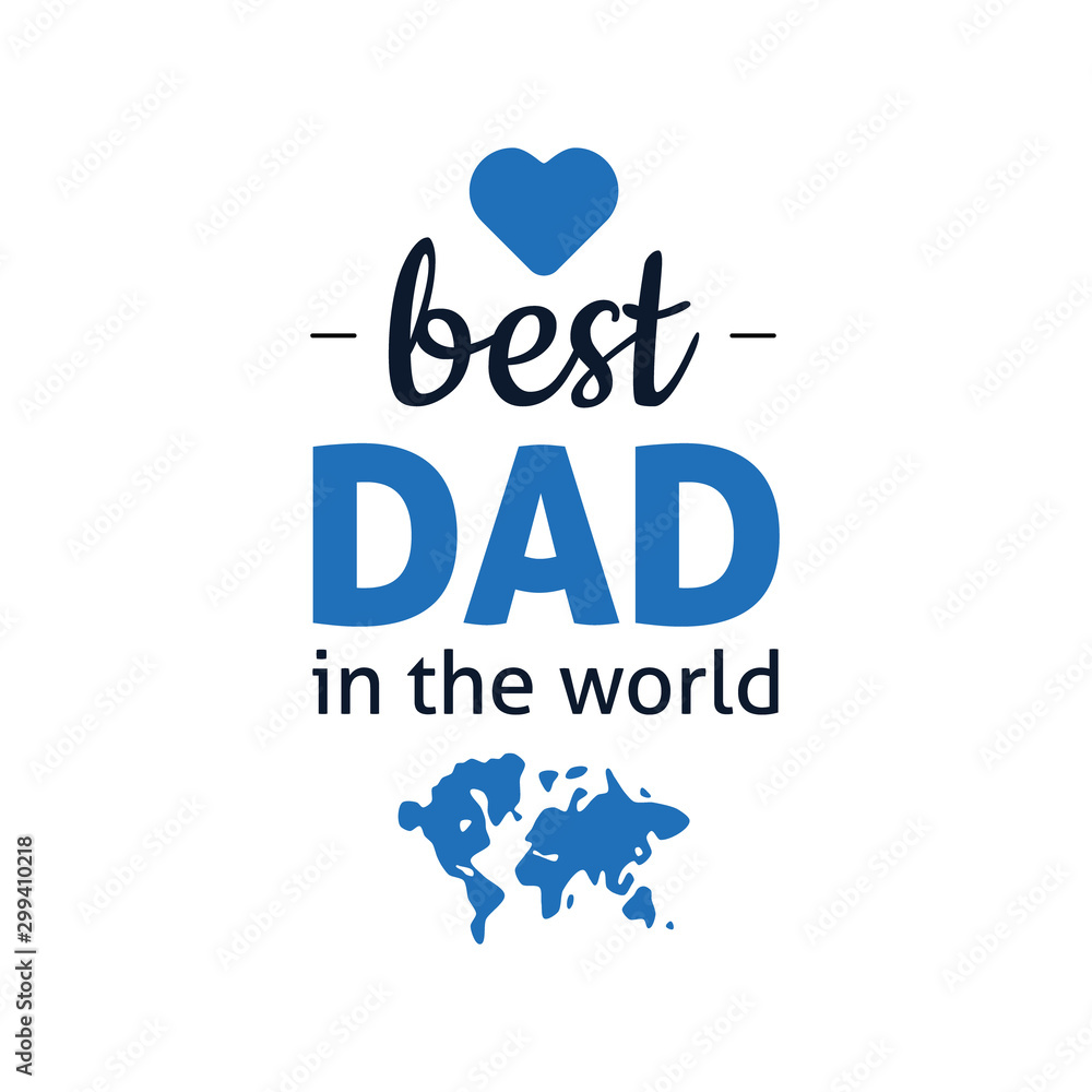 Fotografie best dad in the world