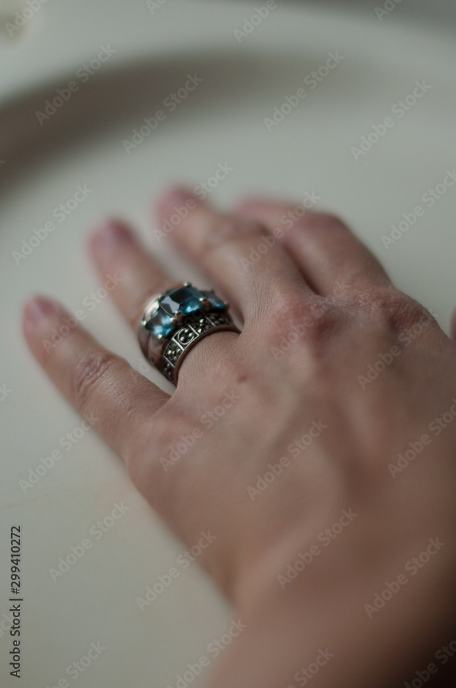 hand with dice hand with dice