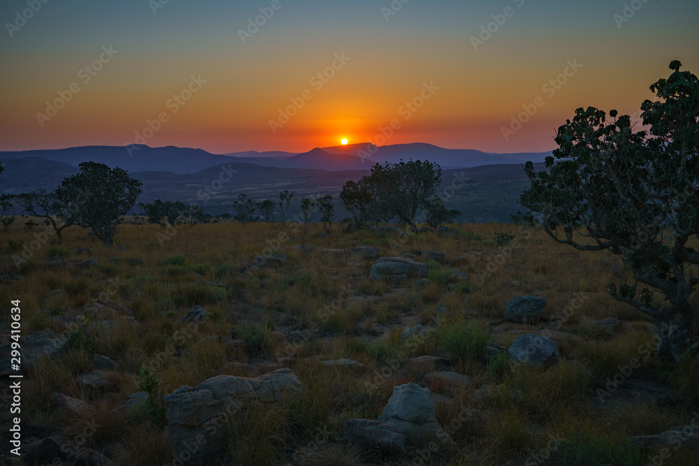 sunset at three rondavels lookout in blyde river canyon, south africa 30